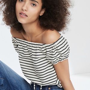Madewell Melody off the Shoulder Top EUC